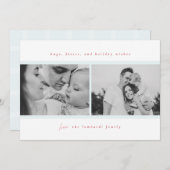 Hugs, Kisses, Holiday Wishs Ankündigung (Vorne/Hinten)