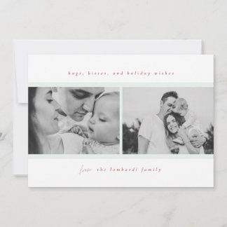 Hugs, Kisses, Holiday Wishs Green Ankündigung