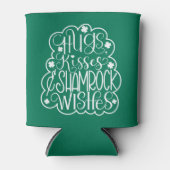 Hugs, Kisses & Kleeblatt wünscht St. Patrick's Day Dosenkühler (Vorderseite)