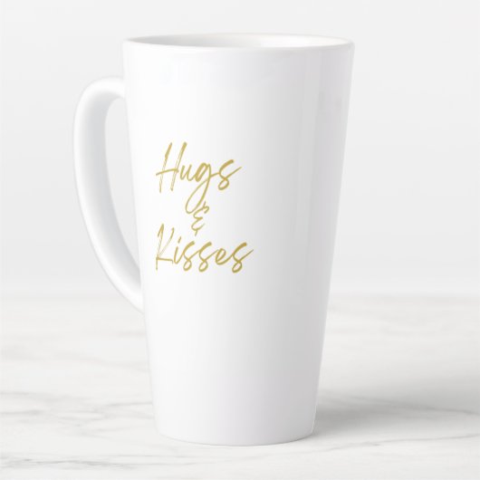 Hugs & Kisses Tall Latte Tasse (Linke Ecke)