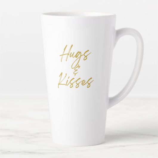 Hugs & Kisses Tall Latte Tasse (Rechts)