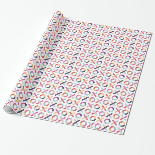 Hugs + Kisses Valentine's Day Gift Wrap - Pulver Geschenkpapier (Ungerollt)