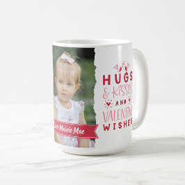 Hugs & Kisses & Valentine's Wish Kaffeetasse