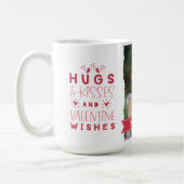 Hugs & Kisses & Valentine's Wish Kaffeetasse (Links)
