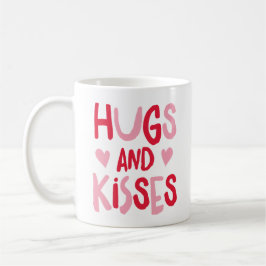 Hugs & Kisses | Valentinstag-Tasse Kaffeetasse