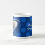 Hugs & Kisses XOXO Anpassbare Herz-Foto-Tasse Kaffeetasse (Mittel)