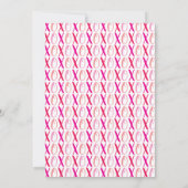 Hugs & Kisses (XOXO) Foto Geburtsankündigung Ankündigung (Rückseite)