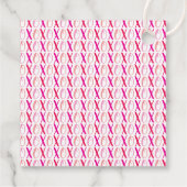 Hugs & Kisses (XOXO) Valentinstag 1. Geburtstag Geschenkanhänger (Rückseite)