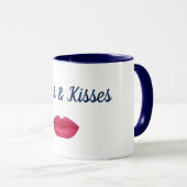 Hugs & Küsse Cup Tasse (VorderseiteRechts)