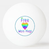 Hugs LGBT, moderne Mama Tischtennisball (Rückseite)
