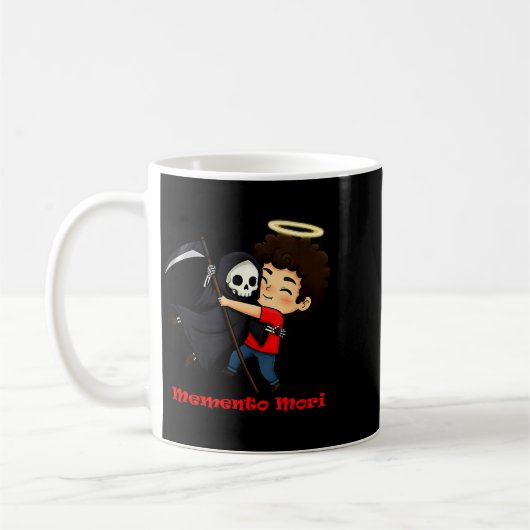 Hugs - Memento Mori Kaffeetasse (Links)