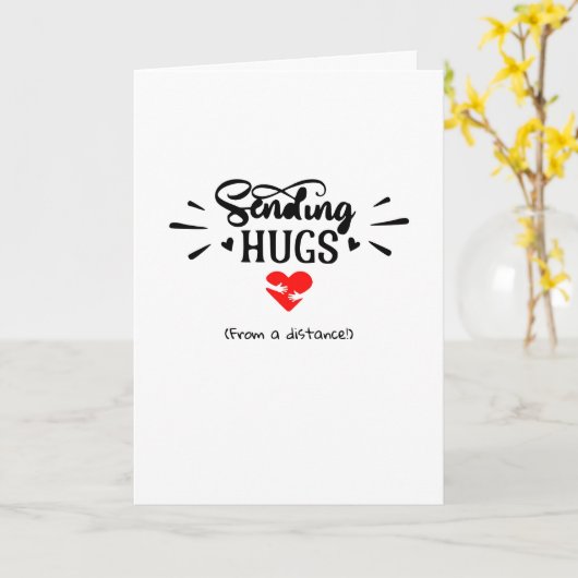 Hugs senden - Aus der Ferne Karte (Gelbe Blume)