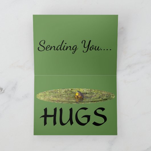 Hugs senden karte (Innenseite)