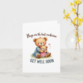 Hugs sind besser als Medikamentenkarte Karte (Gelbe Blume)