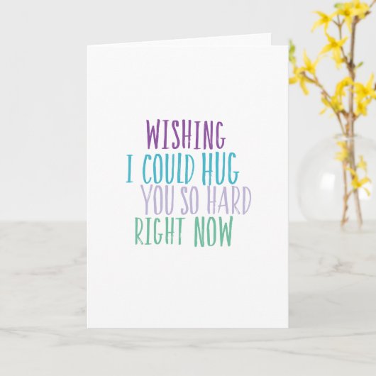 Hugs so harte Angebotskarte Karte (Gelbe Blume)