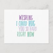 Hugs so harte Postkarte (Vorderseite)