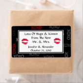 Hugs und Kisses Black Red Gastgeschenk Hochzeit La (Insitu)