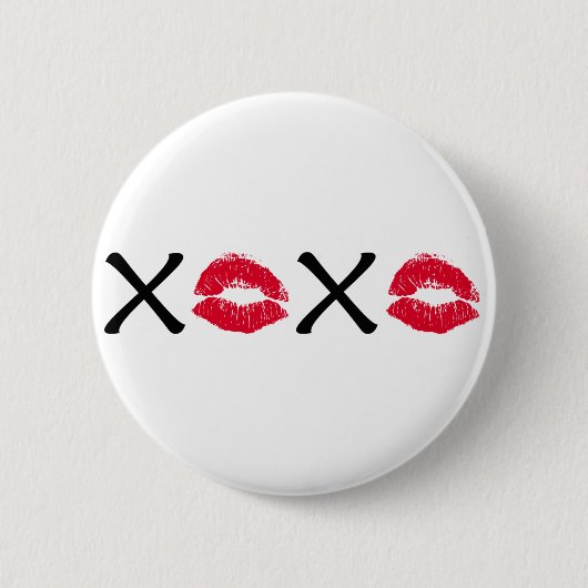 Hugs und Kisses Button (Vorderseite)
