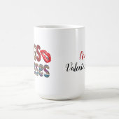 Hugs und Kisses Coffee Tasse (Mittel)