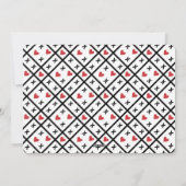 Hugs und Kisses Feiertagskarte (Rückseite)