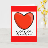 Hugs und Kisses Karte (Gelbe Blume)