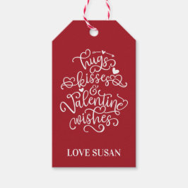 Hugs und Kisses | Lippen | Valentinstag Geschenkanhänger