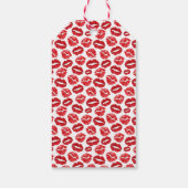 Hugs und Kisses | Lippen | Valentinstag Geschenkanhänger (Rückseite)