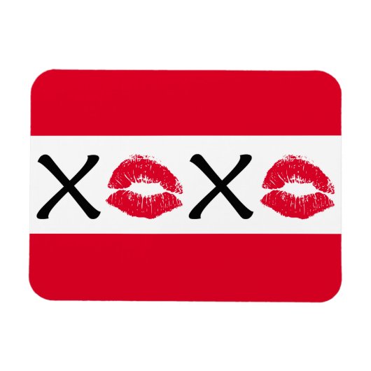 Hugs und Kisses Magnet (Horizontal)