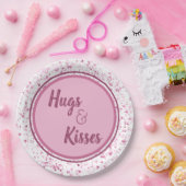 Hugs und Kisses Pappteller (Party)