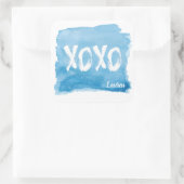 Hugs und Kisses | Personalisierter Aufkleber (Tasche)