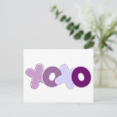 Hugs und Kisses Postkarte (Stehend Vorderseite)