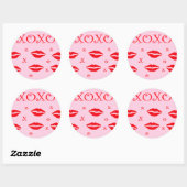 Hugs und Kisses Sticker (Blatt)