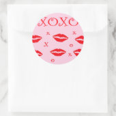 Hugs und Kisses Sticker (Tasche)