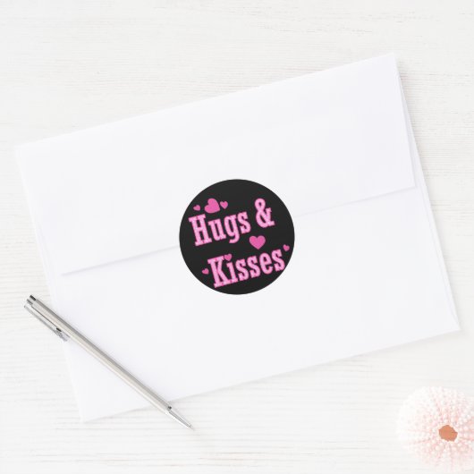 Hugs und Kisses Stickers (Umschlag)