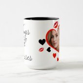 Hugs und Kisses Tasse (Zentrum)