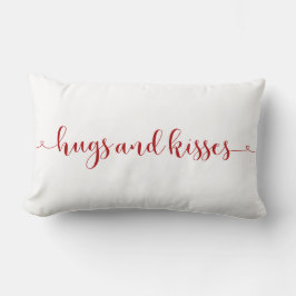 Hugs und Kisses Valentine's Day Throw Kissen