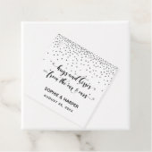 Hugs und Kisses von Mr. & Mrs. Hearts on Silver Geschenkanhänger (Beispiel)