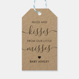 Hugs und Kisses von Our Little Misses, New Baby Geschenkanhänger