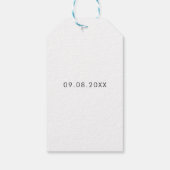 Hugs und Kisses von Our Little Misses, New Baby Geschenkanhänger (Rückseite)