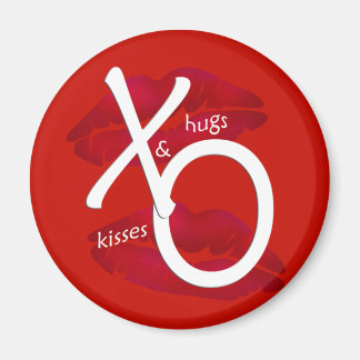 Hugs und Kisses XO Kiss Magnet