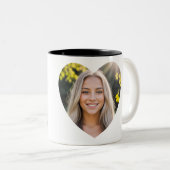 Hugs und Kisses Zweifarbige Tasse (VorderseiteRechts)