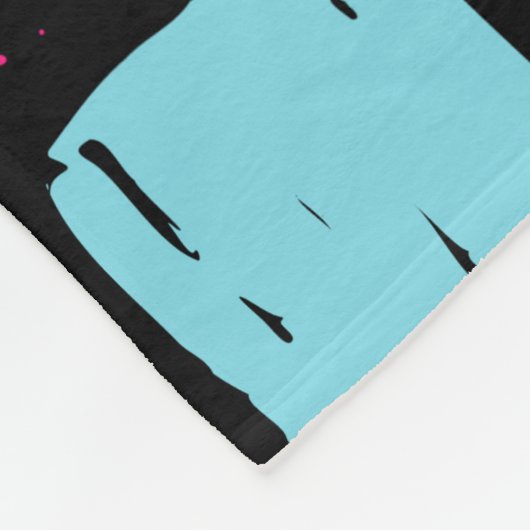 Hugs und Küsse Fleecedecke (Ecke)