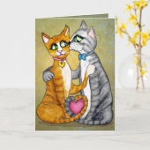 Hugs und Küsse für Liebste Karte (Gelbe Blume)