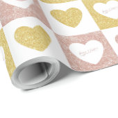 Hugs und Küsse Geschenkpapier (Rolleneckpunkt)