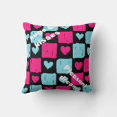 Hugs und Küsse Kissen (Rückseite)