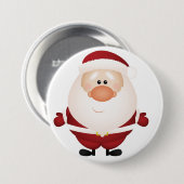 Hugs vom Santa Claus Button (Vorne & Hinten)