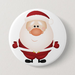 Hugs vom Santa Claus Button