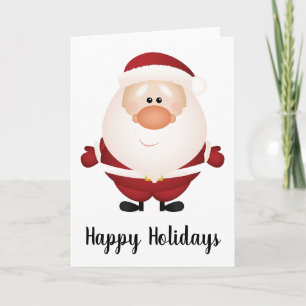 Hugs von der Begrüßungskarte des Weihnachtsmanns Feiertagskarte