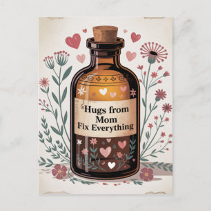 Hugs von Mama reparieren alles Postkarte