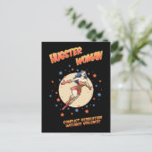Hugster Frau Postkarte (Stehend Vorderseite)
